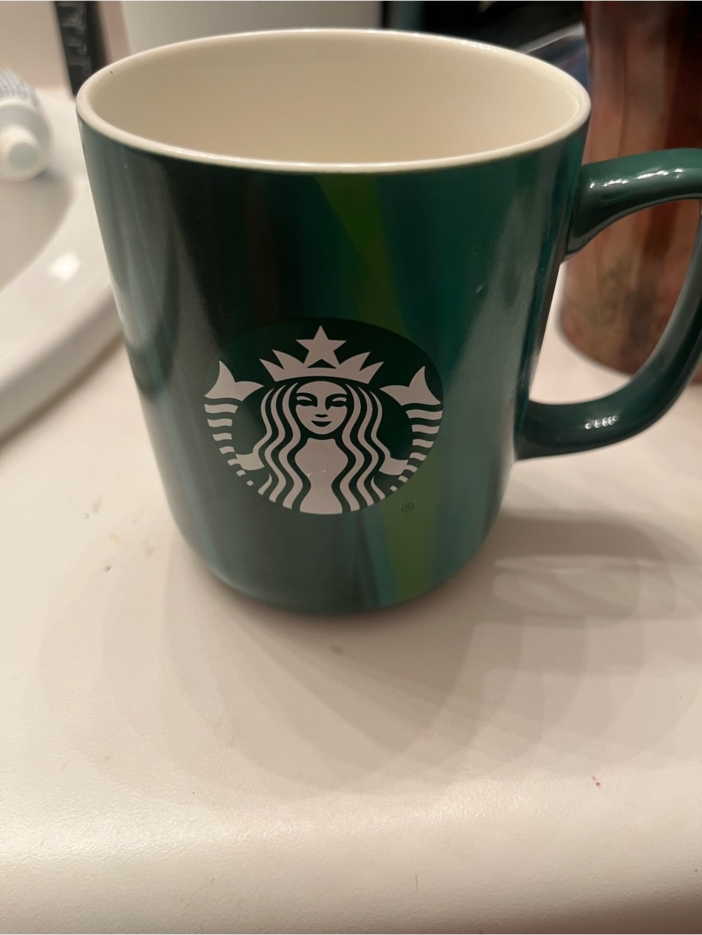 Starbucks Green Logo Ceramic Mug